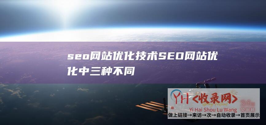 seo网站优化技术SEO网站优化中三种不同