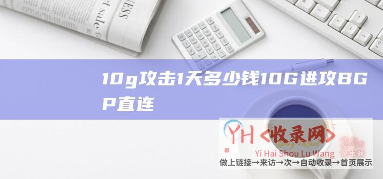 10g攻击1天多少钱 (10G进攻 - BGP直连线路 - 美国独立主机促销 - 易速互联 - 加州地域 - 月付299元起)