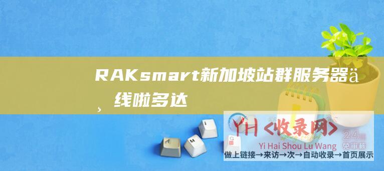 RAKsmart新加坡站群服务器上线啦多达