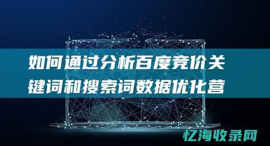 如何通过分析百度竞价关键词和搜索词数据优化营销策略 (如何通过分析得出企业存在的问题包括对策)