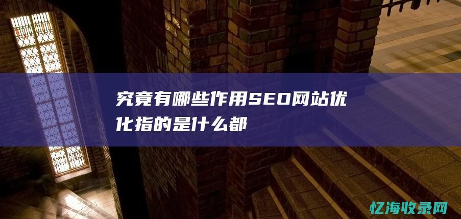 究竟有哪些作用-SEO网站优化指的是什么 (都有哪些作文)