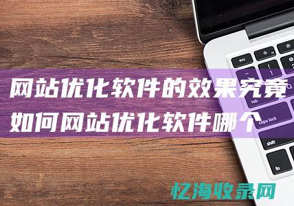 网站优化软件的效果究竟如何 (网站优化软件哪个好)