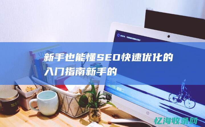 新手也能懂：SEO快速优化的入门指南(新手的新手)