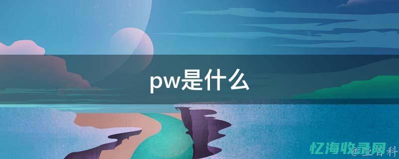 PW域名下的与安全保障研究