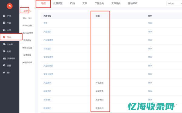 seo操作步骤