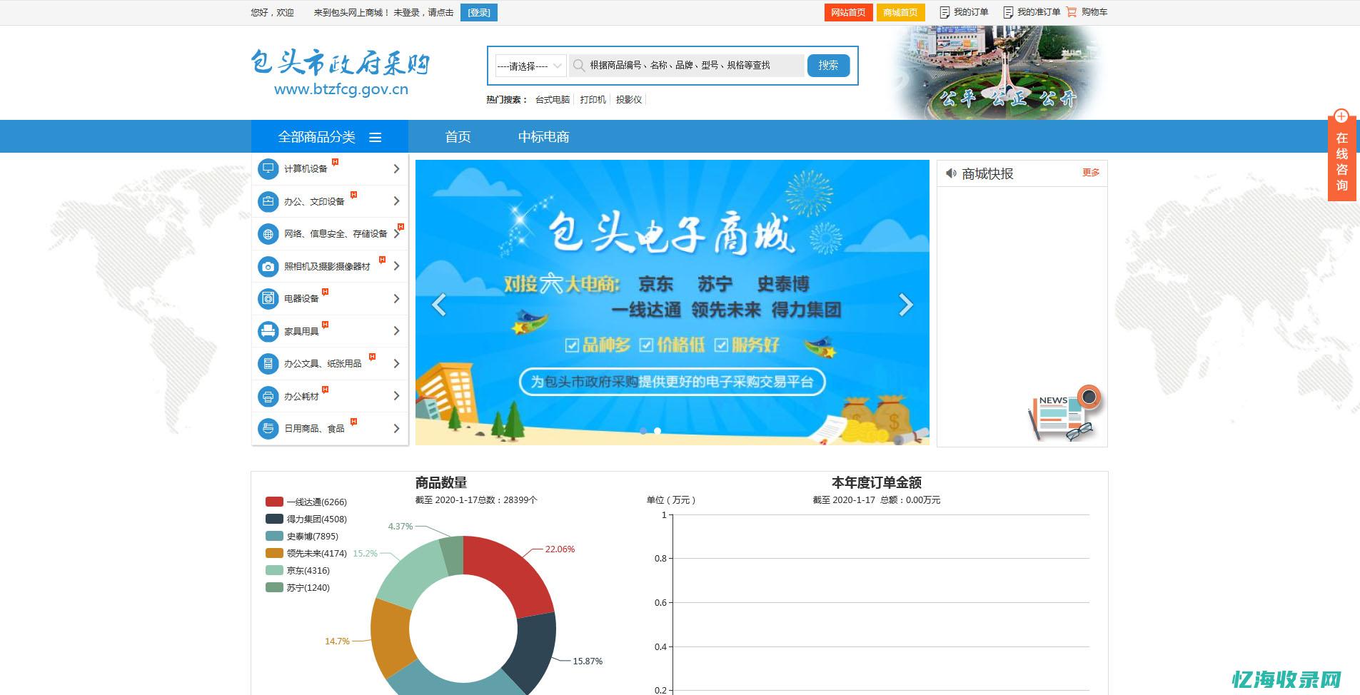 网上商城属于政府采购吗