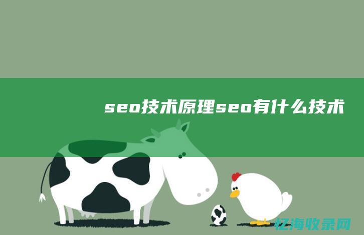 seo技术原理seo有什么技术