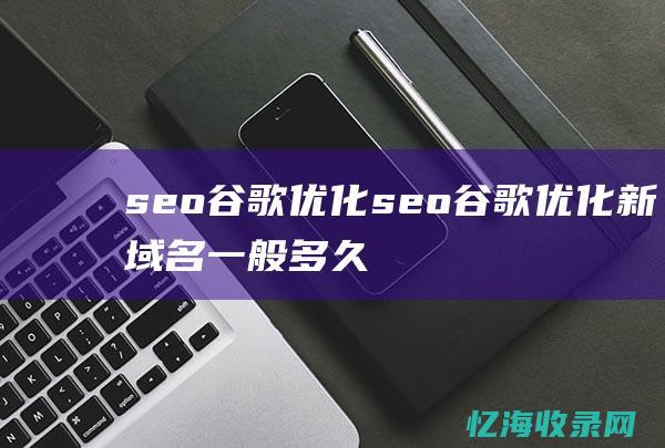 seo谷歌优化 (seo谷歌优化新域名一般多久)