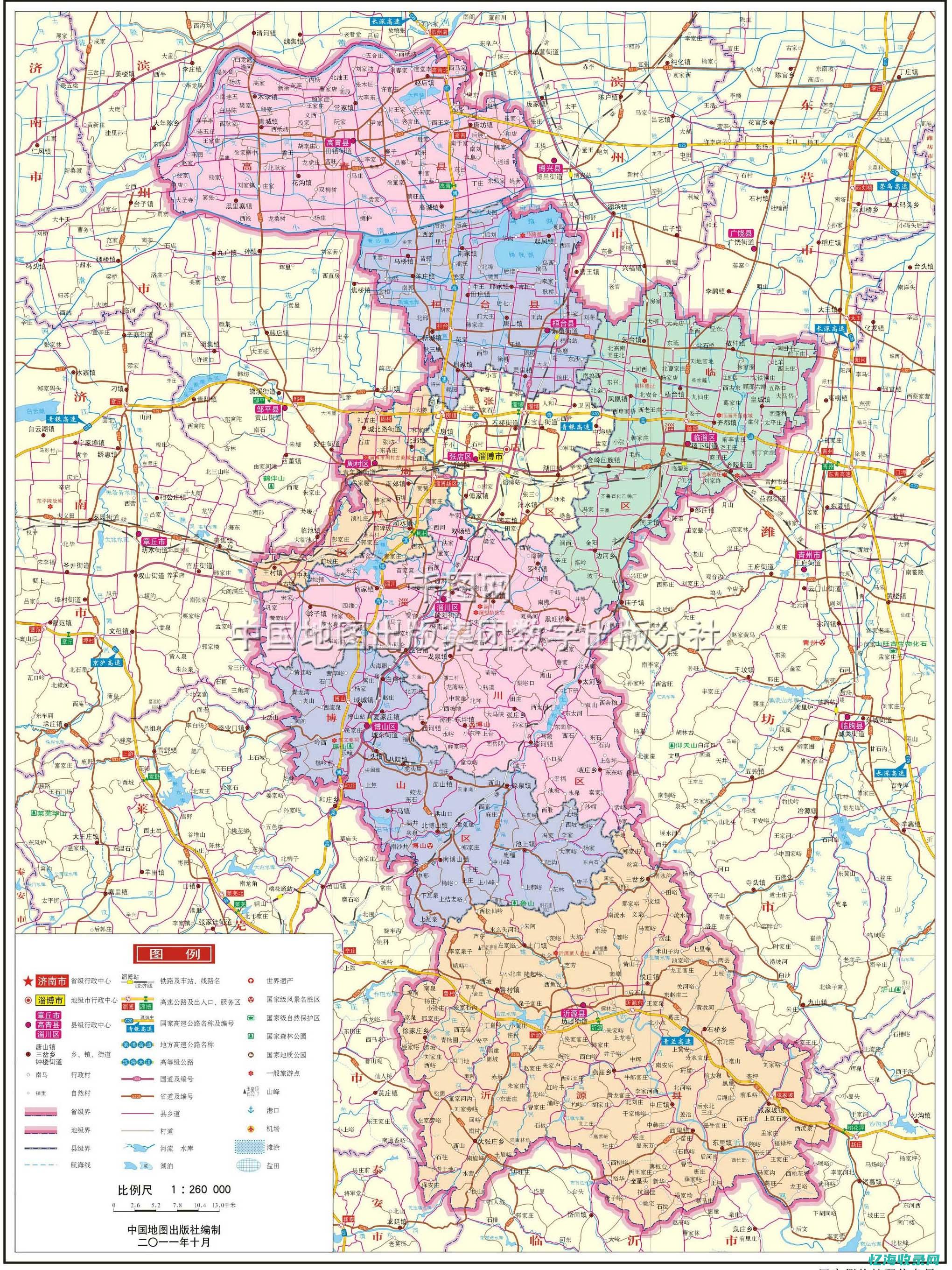 淄博谷歌地图 (地图 淄博)