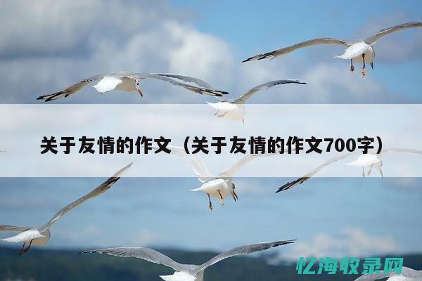 友情作文600字左右