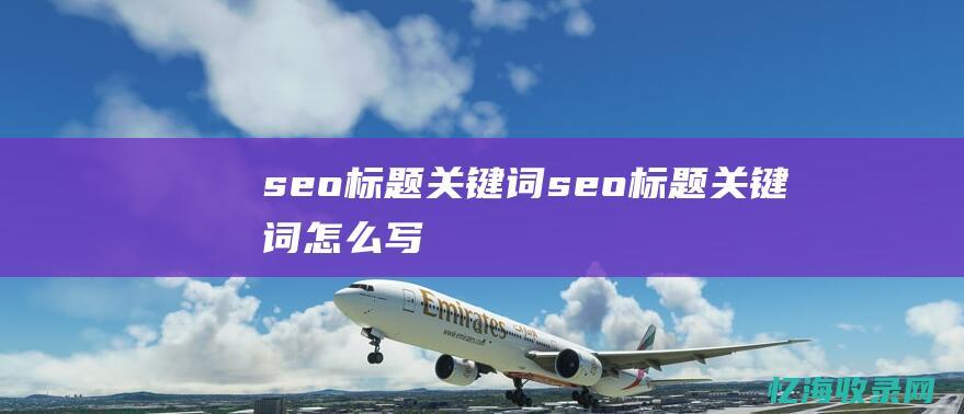 seo 标题 关键词 (seo标题关键词怎么写)
