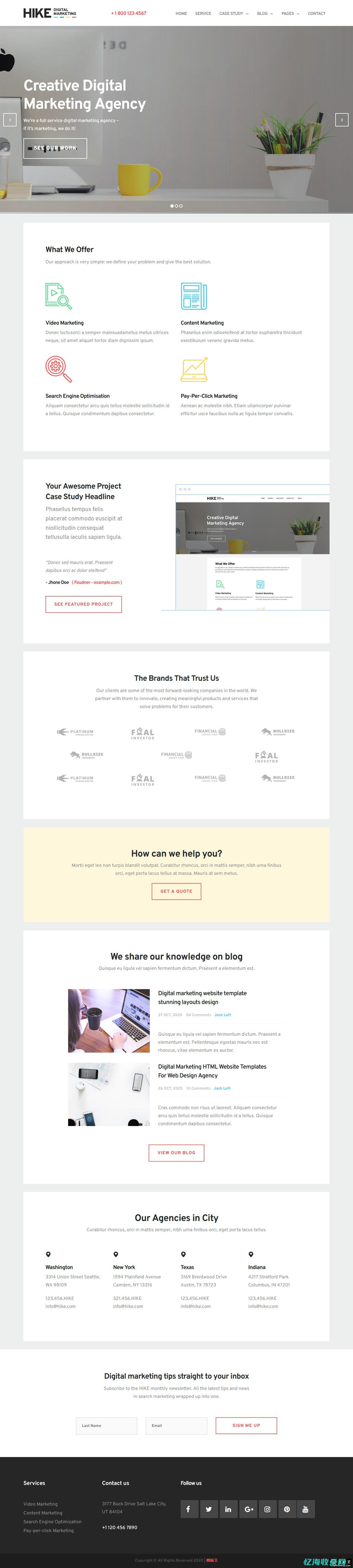 seo网站模板下载