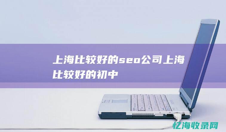 上海比较好的seo公司 (上海比较好的初中)