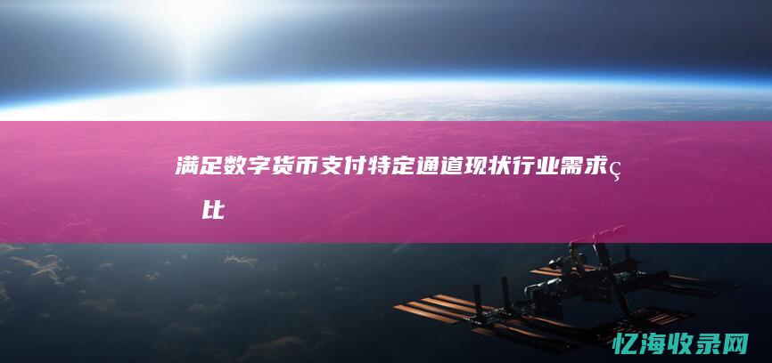 满足数字货币支付特定通道现状行业需求的比